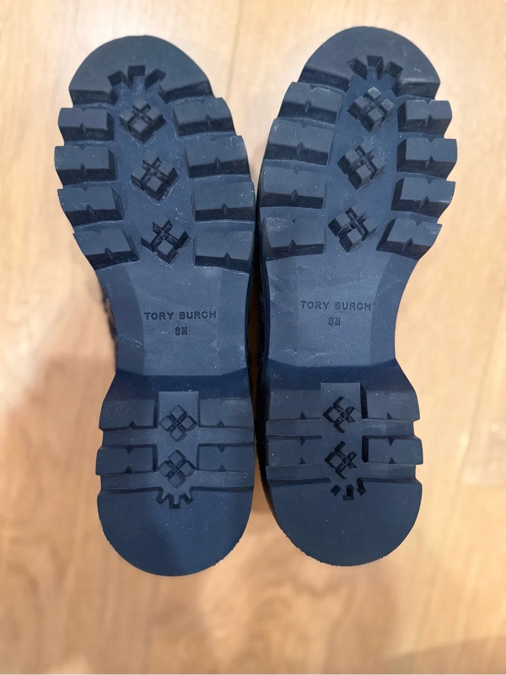 Tory Burch Mini Everly Chunky Loafers in navy